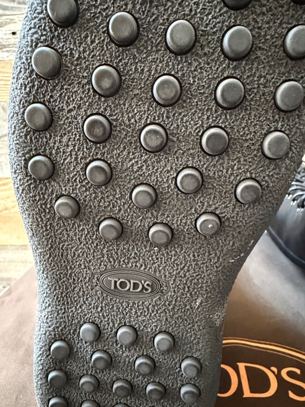 Tod's Black Leather Tall Knee-Length Lace-Up Side Zip Boots Size 39 / 8 NIB - Picture 7 of 14